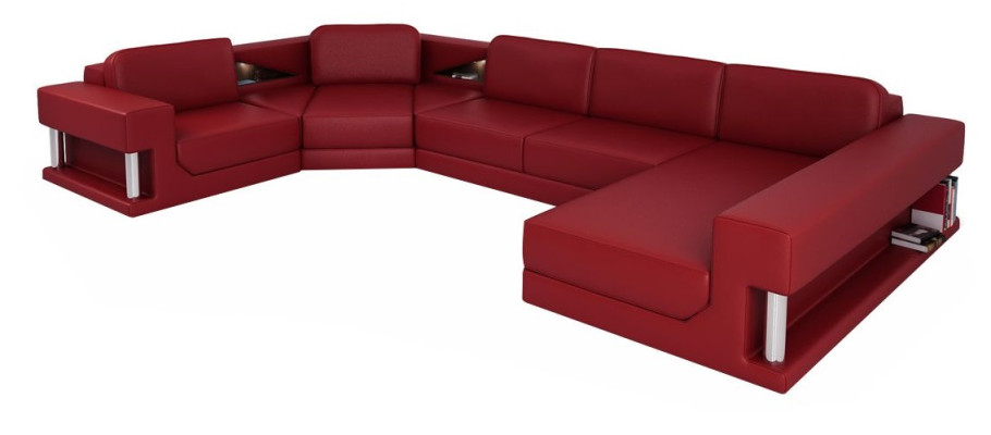 U-shape Sofa Couch Upholstery Sofa Living landscape Design Corner sofa Leather Upholstery new