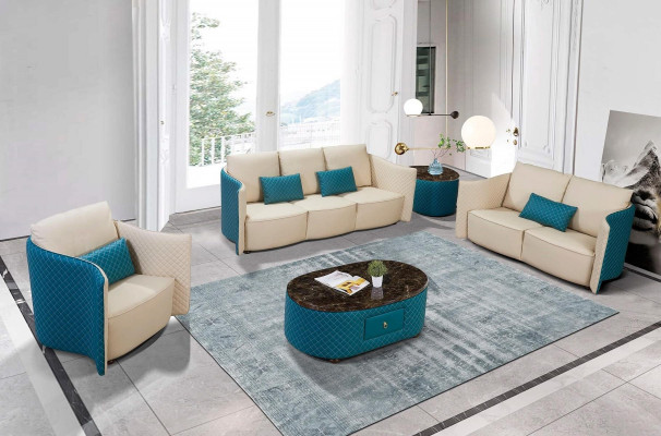 Design Leather Sofa Couch Upholstery Suite Sofa 321 Seater Classic Couches new