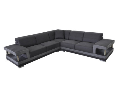 Leather Corner Sofa Couch Upholstery Living landscape Luxury Suite Corner Sofas