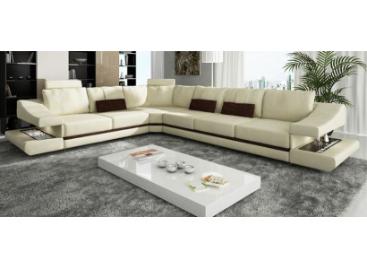 Design Living landscape Corner sofa Textile Leather new Sofas L-shape Sofa Couch Upholstery