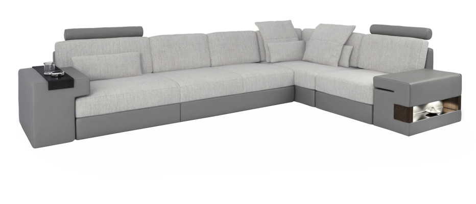 Designer Corner sofa Living room Living room Luxury L-shape sofas new fabric sofas