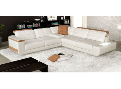 Design Modern Sofa L-shape XXL Couch Corner sofa Leather Living landscape