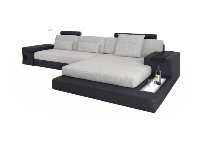 Fabric L-shape Couch Living room Corner sofa modern design Textile large sofa Modern