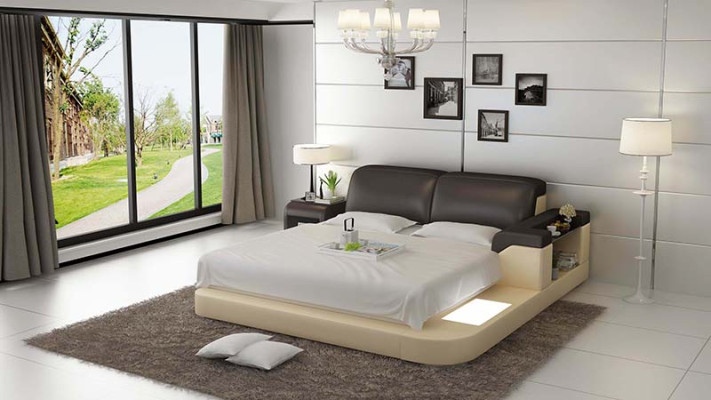 Luxury double multifunction s waterbed waterbed padding 200x200 + USB