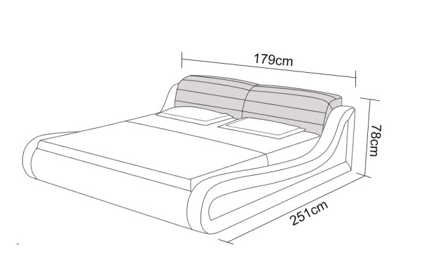 Waterbed Hotel Double bed Beds + USB Complete Leather bed Water Upholstered bed