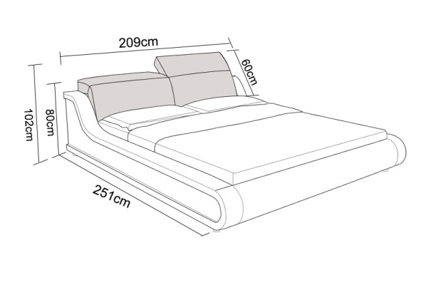 Waterbed Hotel Double bed Beds with USB Complete Leather bed Upholstered bed Water