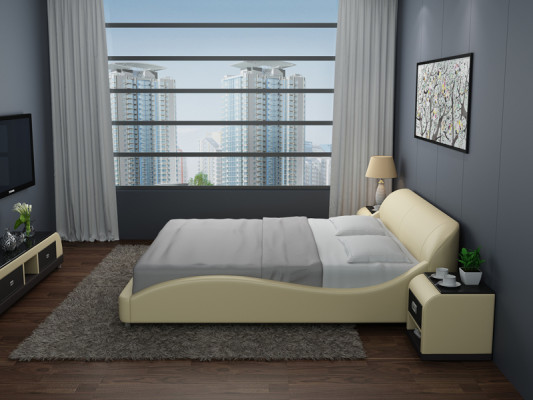 Modern elegance for your bedroom The impressive new double bed