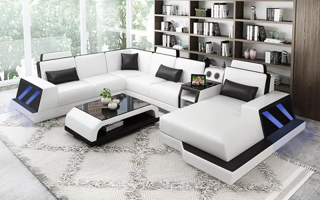 Corner sofa Sofa Couch Upholstery Corner suite Sofas Couches Living landscape Designer new