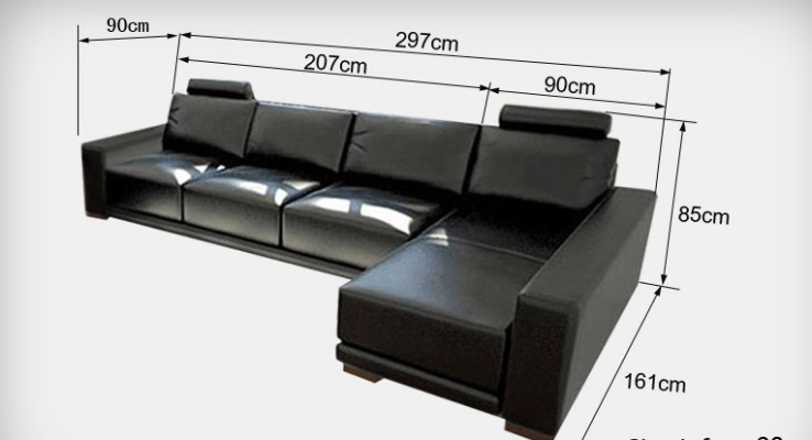 Leather sofa Couch Living landscape Corner sofa Corner Suite Design Modern Sofa A1121C