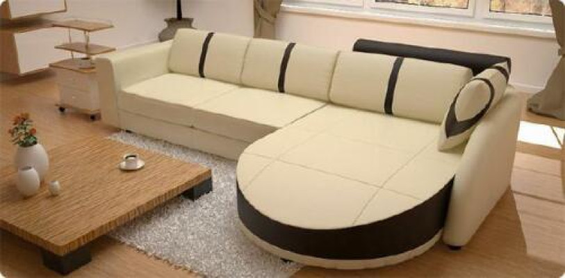 DESIGNERSOFA Sofa bed LEDERCorner sofa with USB LEDERSOFA Corner sofa with Bed function
