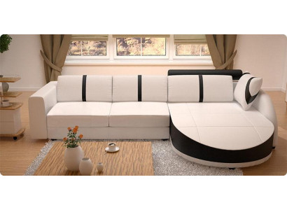 DESIGNERSOFA Sofa bed LEDERCorner sofa new LEDERSOFA Corner sofa with Bed function