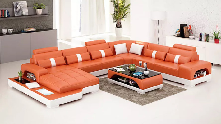Corner sofa Upholstery Corner sofa U-shape Modern sofa Leather sofa Designer sofa