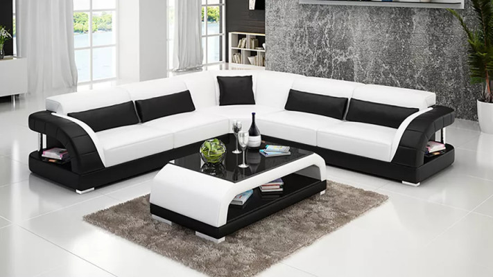 Leather couch Living room Sofa Upholstery Corner sofa Design Couches Sofas Leather suite