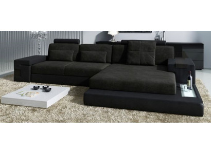 Corner sofa Sofa L-shape Textile sofa Couch Living landscape Esk Modern sofas
