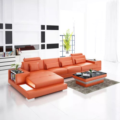 Upholstery Corner sofa Living landscape Designer sofa Corner sofa L-shape Corner sofa Leather sofa