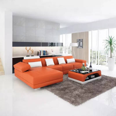 Leather sofa Corner sofa Upholstery Designer sofa Modern sofa Corner sofa L-shape