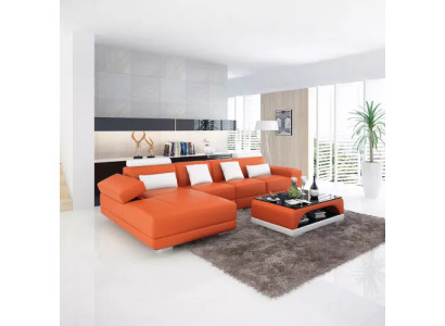 Leather sofa Corner sofa Upholstery Designer sofa Modern sofa Corner sofa L-shape