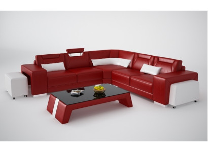 Leather Modern Couch Living landscape Leather sofa Sofa set Sofa L-shape Coffee table