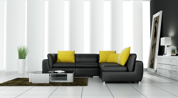 Leather sofa with USB Living landscape Corner sofa Eck Suite Design Modern Sofa F3014