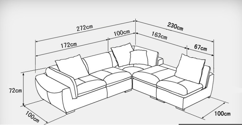 Leather sofa with USB Living landscape Corner sofa Eck Suite Design Modern Sofa F3014