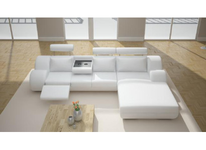 Designer Suite Living landscape Corner sofa Couch Sofa Upholstery Leather sofa with USB