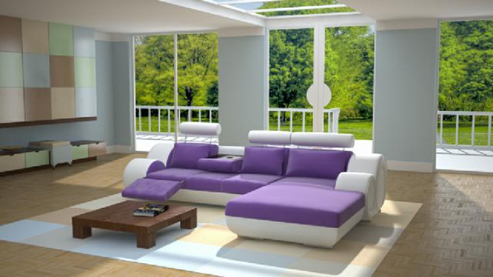 Designer Couch Sofa Upholstery Leather Sofa +USB new Suite Living landscape Corner sofa