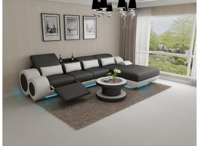 Leather sofa + USB Sofa set new Corner sofa Corner Suite Design Modern Sofa G8035H