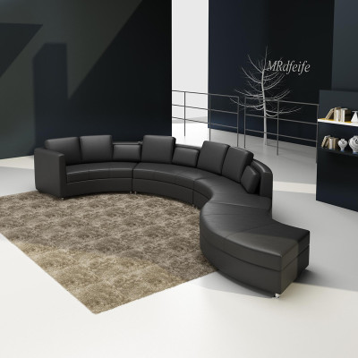Leather sofa Couch Living landscape Corner sofa Corner Suite Design Modern Sofa USB A1102