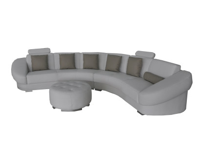 Design Corner sofa Couch Multifunction Living landscape Textile Upholstery Sofas