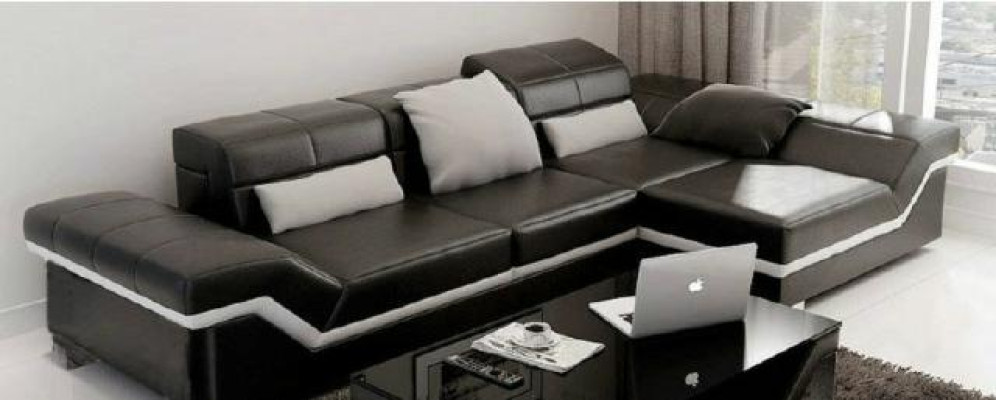 Leather sofa Corner sofa with USB Sofa Suite Couch Living landscape Upholstery Sofa new
