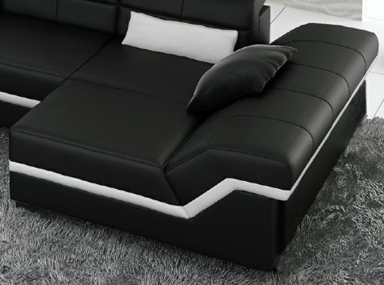 Leather sofa Corner sofa with USB Sofa Suite Couch Living landscape Upholstery Sofa new
