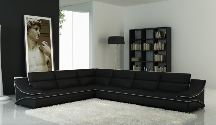 Corner sofa with USB,Couch Sofa Living landscape Seat Eck Suite Leather Textile Salut