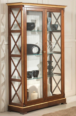 Solid wood showcases Glass Wardrobe Real wood Display case Living room Furniture Sideboard new