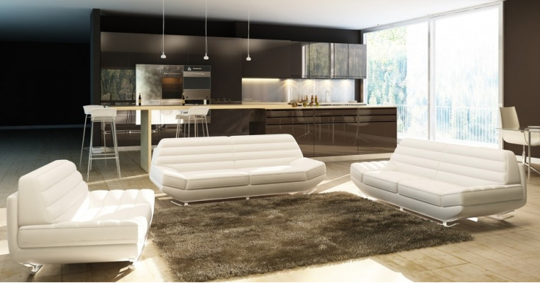 Sofa set 3+2+1 Couch Upholstery Seating Set Sofa Suite Designer KalbachB
