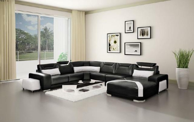Corner sofa Upholstery Living landscape Couch Sofa Living landscape U-shape Seat Corner PH739C