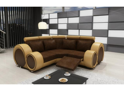 FABRIC SOFA Living landscape SOFA RELAXATION FUNCTION COUCH Corner sofa Custom-made USB
