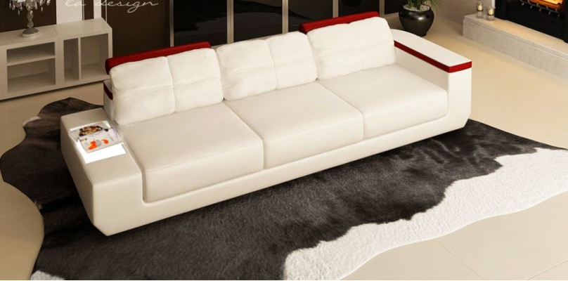 Sofa 3 Seater Textile Sofas Couch Upholstery Luxury Sofa Modern Style Big xxl couchen