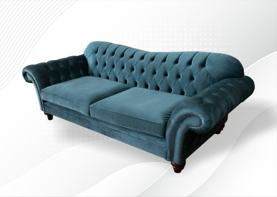 Sofa Luxury Textile Chesterfield Couch Sofas Upholstery Big 3 Seater Suite
