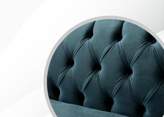 Sofa Luxury Textile Chesterfield Couch Sofas Upholstery Big 3 Seater Suite