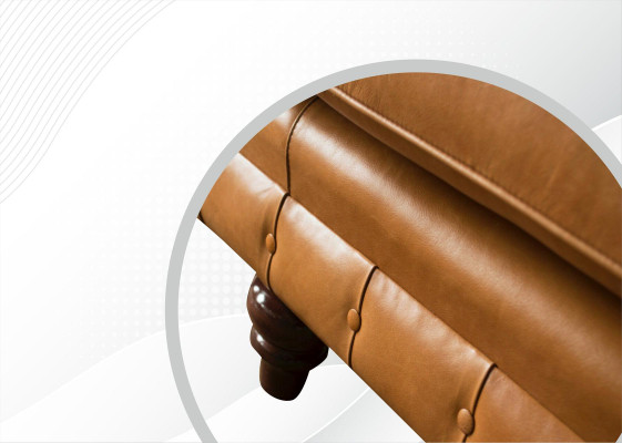 Chesterfield Sofa Brown xxl Big Leather Living room Furniture 4 Seater Brown
