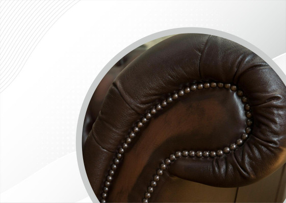 xxl Big Sofa Couch Chesterfield 265cm Decorative Upholstery Sofas 4 Seater Leather