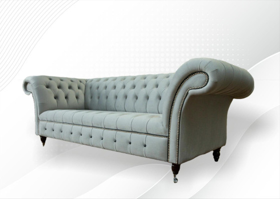 Sofa Couch Upholstery Suite Seat Sofas Couches Chesterfield 3 Seater