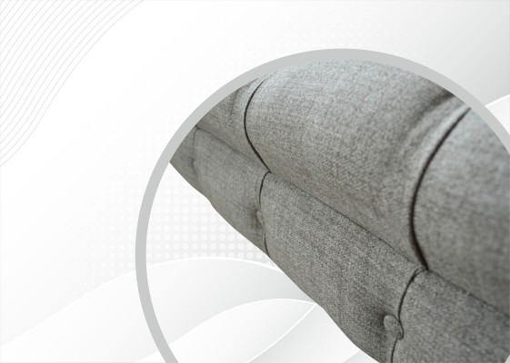 Chesterfield 3 Seater Designer Sofa Upholstery Sofas Couches Fabric Textile