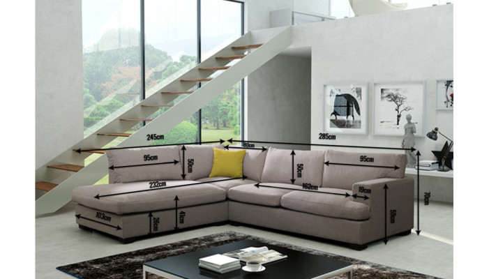 Designer Sofa Corner sofa Fabric sofa System Sofa Textile Velvet Corner sofa Couch new