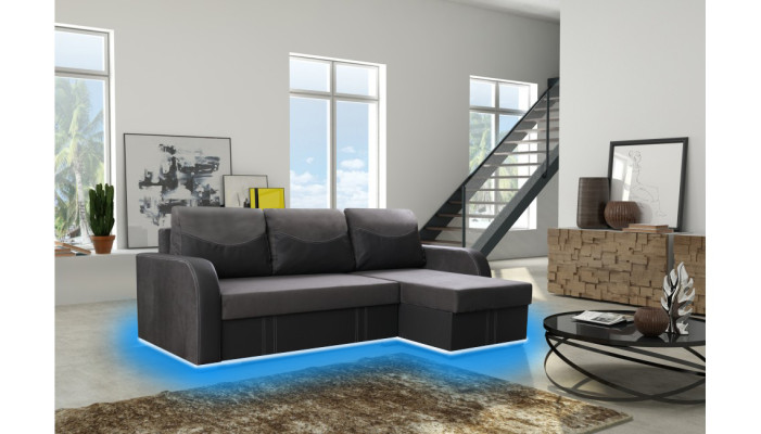 Designer Sofa Corner sofa Fabric sofa System Sofa Textile Velvet Corner sofa Couch new