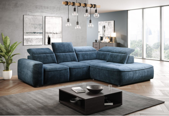 Corner sofa L-shape Textile Luxury Design Living landscape Upholstery Couch Couches Furniture