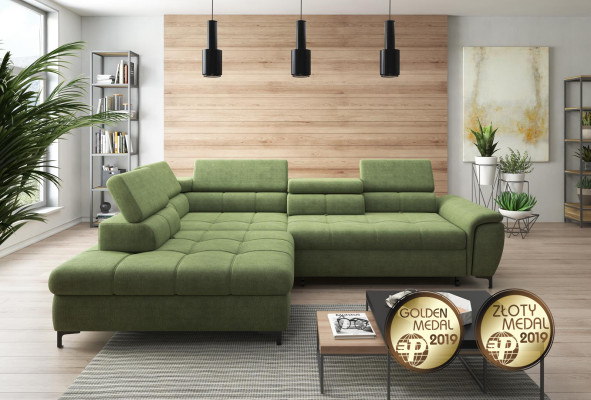 Corner sofa L-shape Sofa Couch Design Upholstery Sofa bed Textile Bed function Textile