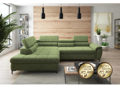 Corner sofa L-shape Sofa Couch Design Upholstery Sofa bed Textile Bed function Textile