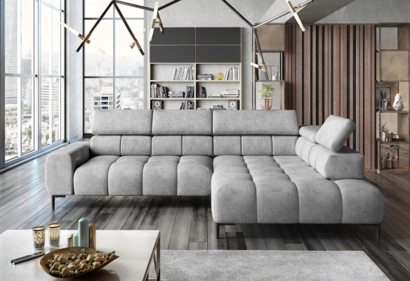 Corner sofa L-shape Sofa Living landscape Upholstery Multifunction Design Modern Textile