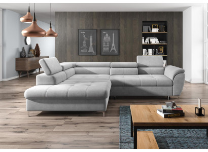 Corner sofa L-shape Sofa Design Upholstery Modern Textile bed base Multifunction Fabric